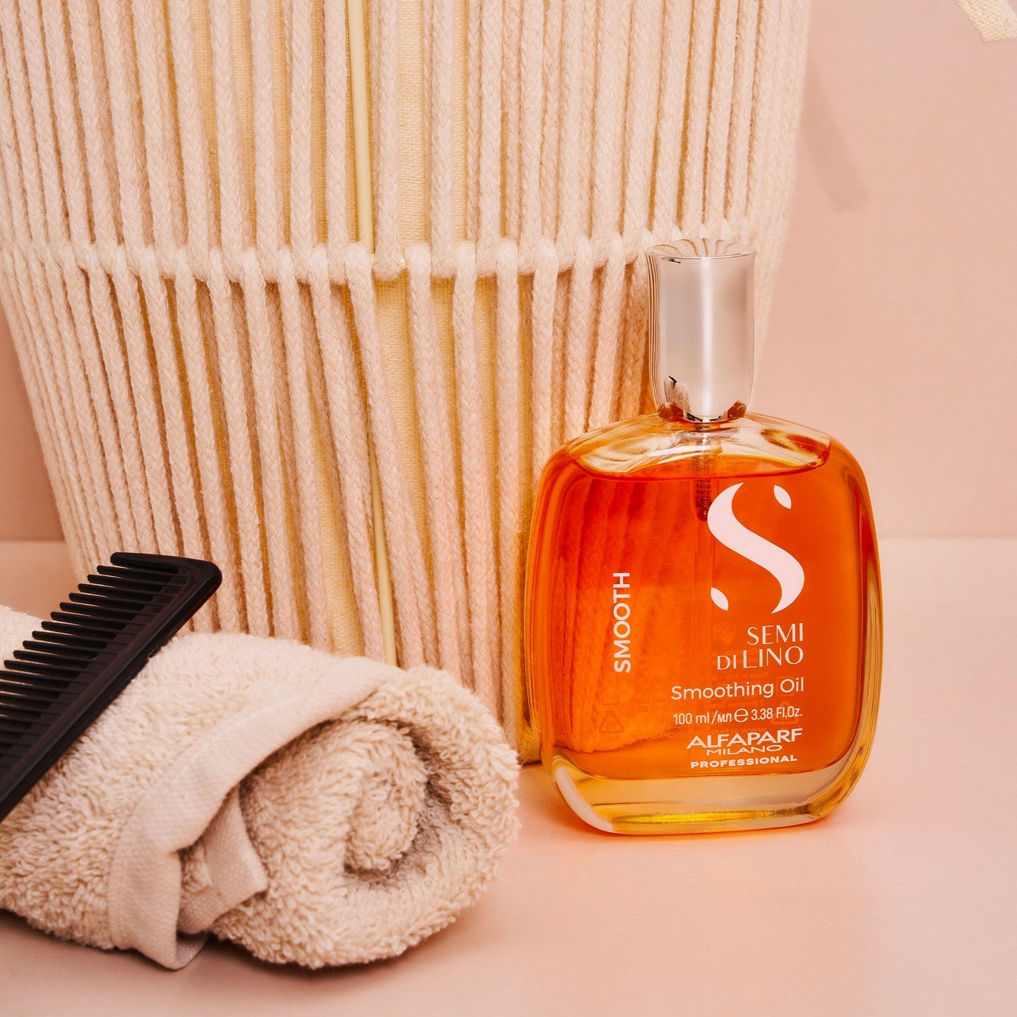 Aceite Semi Di Lino Smooth Suavizante para Cabellos Todo Tipo Rebeldes 100 ml