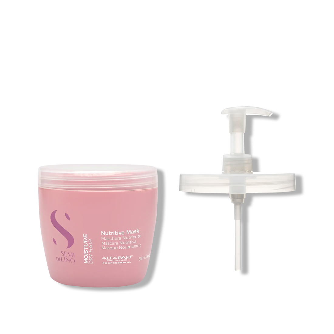 Mascara Semi Di Lino Moisture Nutrición para Cabello Seco 500 ml