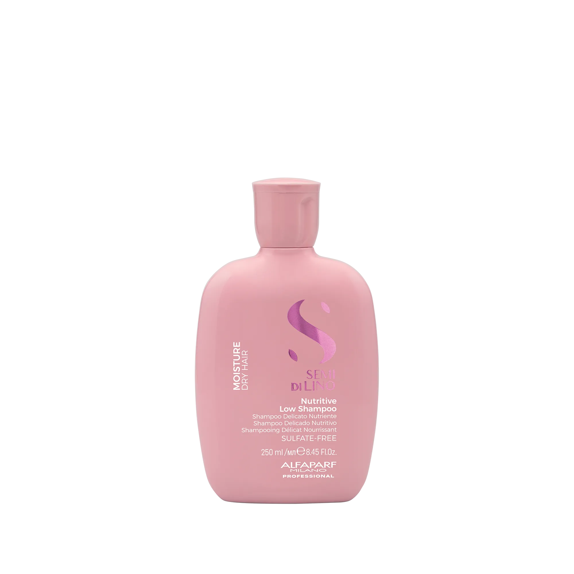 Shampoo Nutritivo sin Sulfatos Semi Di Lino Moisture para Cabello Seco 250 ml