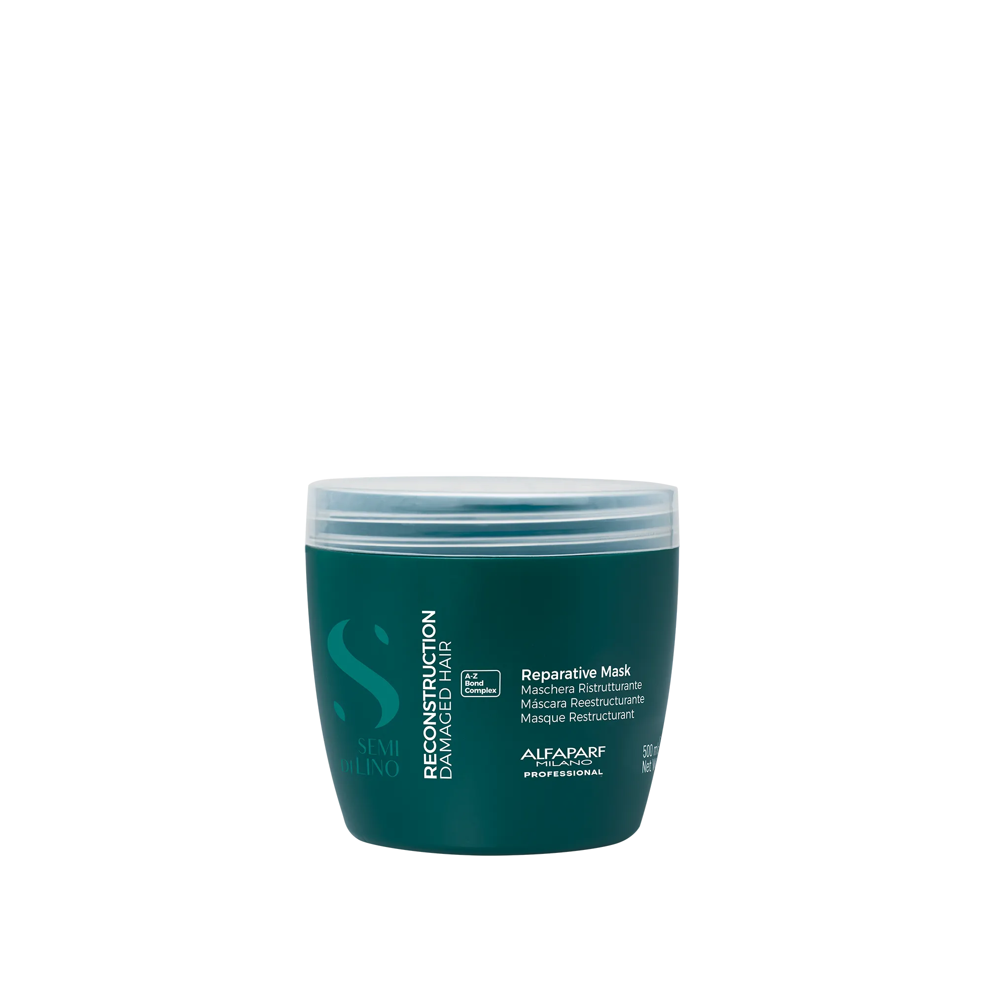 Mascara Semi Di Lino Reconstruction Reparación para Cabello Dañado de medios a gruesos 500 ml