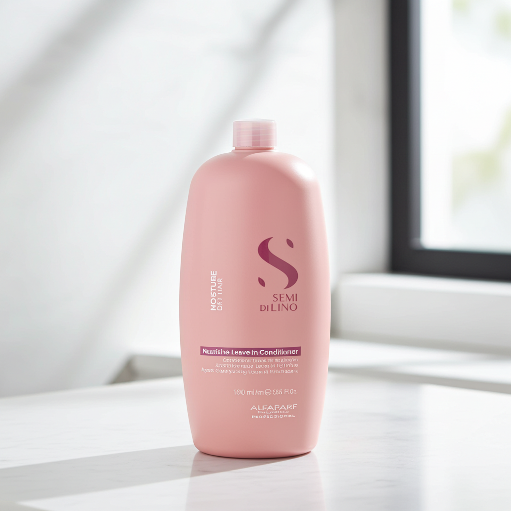Acondicionador Nutritivo sin Enjuague Semi Di Lino Moisture para Cabello Seco 1000 ml