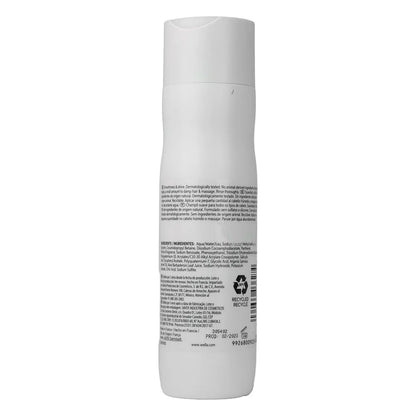 Champú Wella Elements Renewing 250 ml, botella blanca con etiqueta trasera