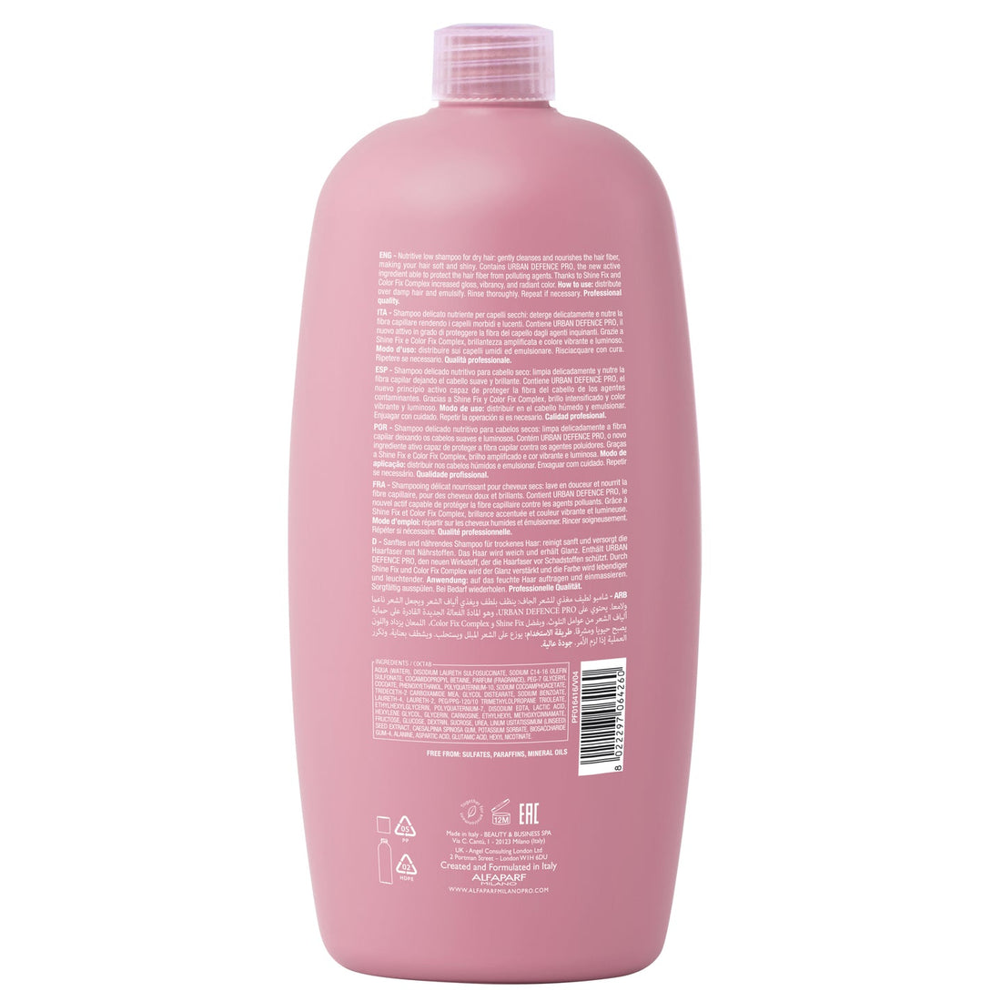 Shampoo Semi Di Lino Moisture Nutritivo para Cabello Seco 1000 ml