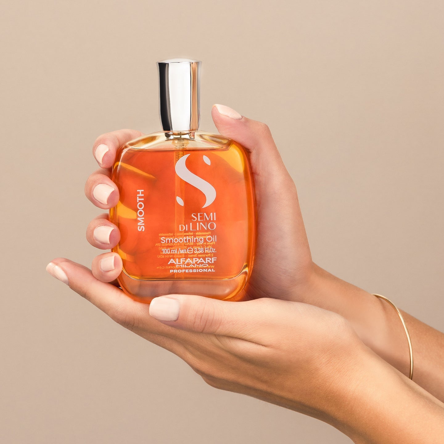 Aceite Semi Di Lino Smooth Suavizante para Cabellos Todo Tipo  Rebeldes 100 ml