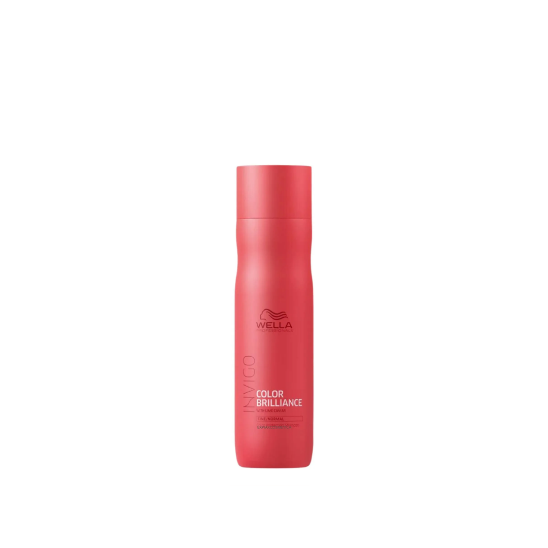 Botella de champú Wella Invigo Color Brilliance, protección de color, roja