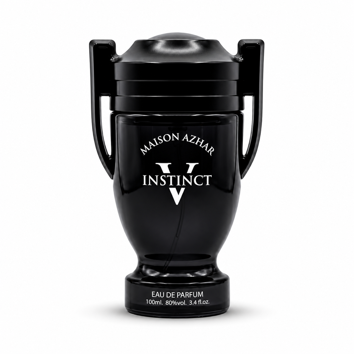 Frasco de Eau de Parfum MAISON AZHAR INSTINCT V para hombre, 100 ml, negro