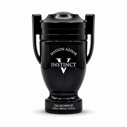 Frasco de Eau de Parfum MAISON AZHAR INSTINCT V para hombre, 100 ml, negro