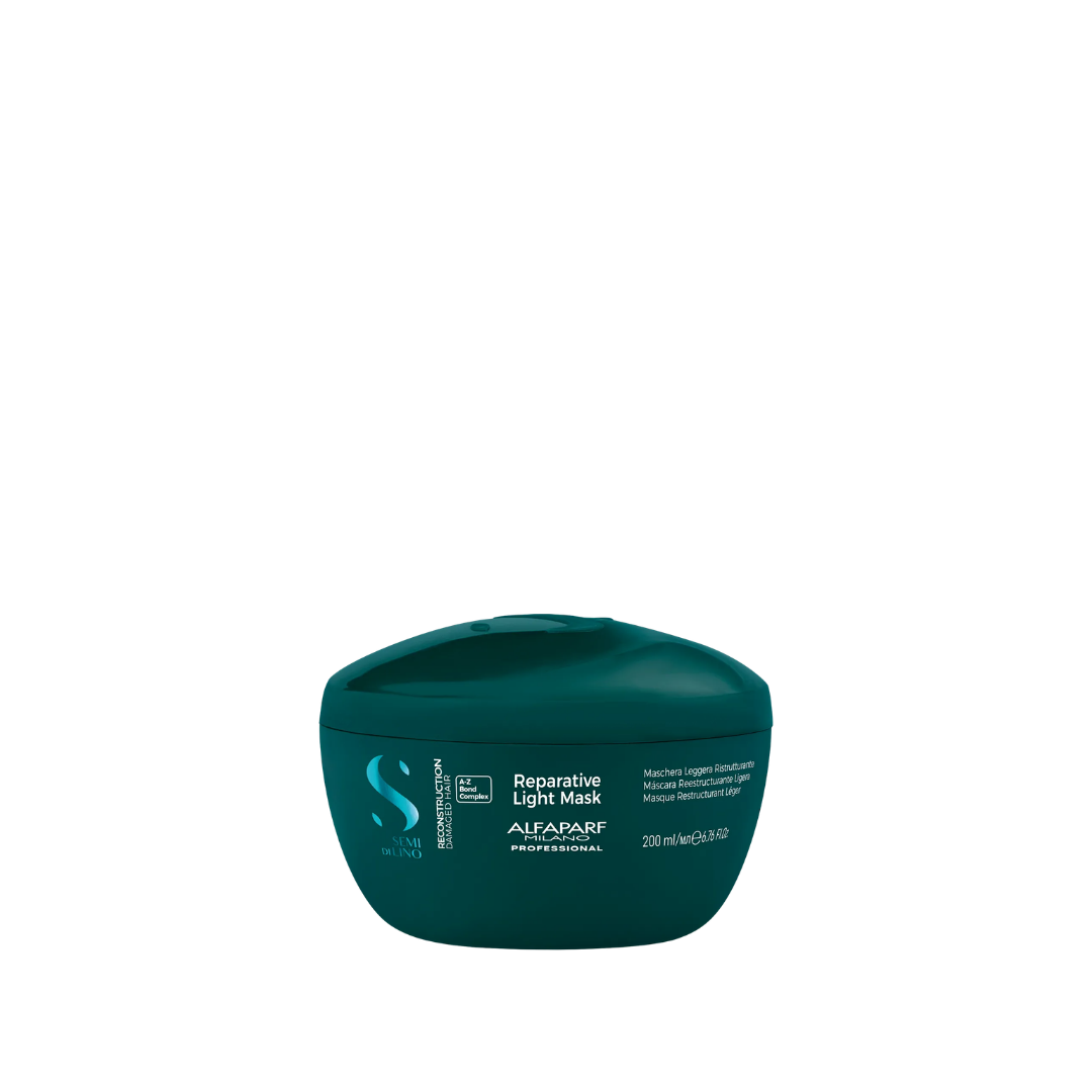 Mascara Semi Di Lino Reconstruction Reparación para Cabello Fino Dañado 200 ml