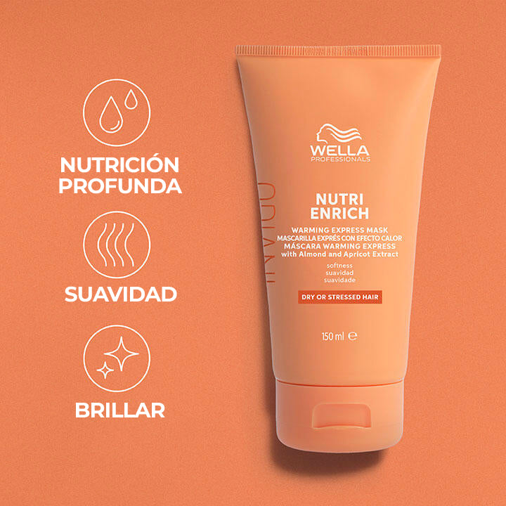 Mascara Invigo Nutri Enrich Efecto Calor para cabello seco o dañado 150 ml