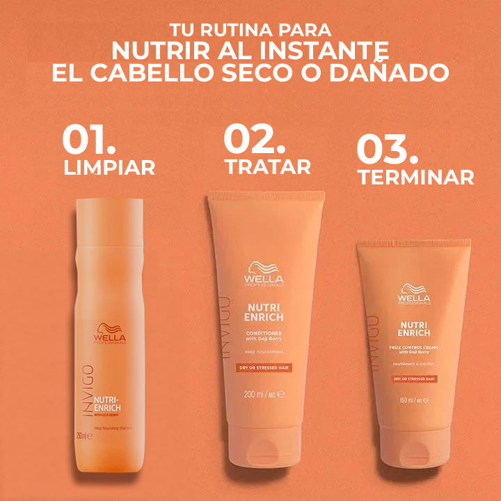 Acondicionador Invigo Nutri Enrich para cabello seco o dañado 200 ml