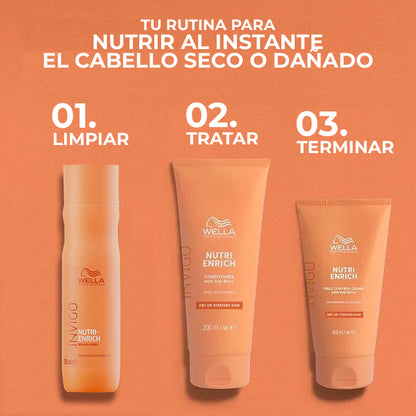 Acondicionador Invigo Nutri Enrich para cabello seco o dañado 200 ml