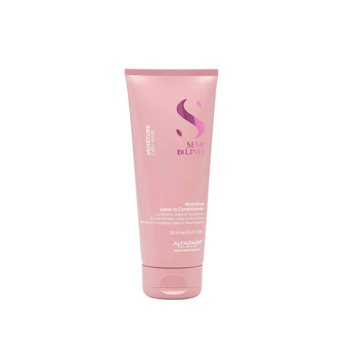 Acondicionador Nutritivo sin Enjuague Semi Di Lino Moisture para Cabello Seco 200 ml