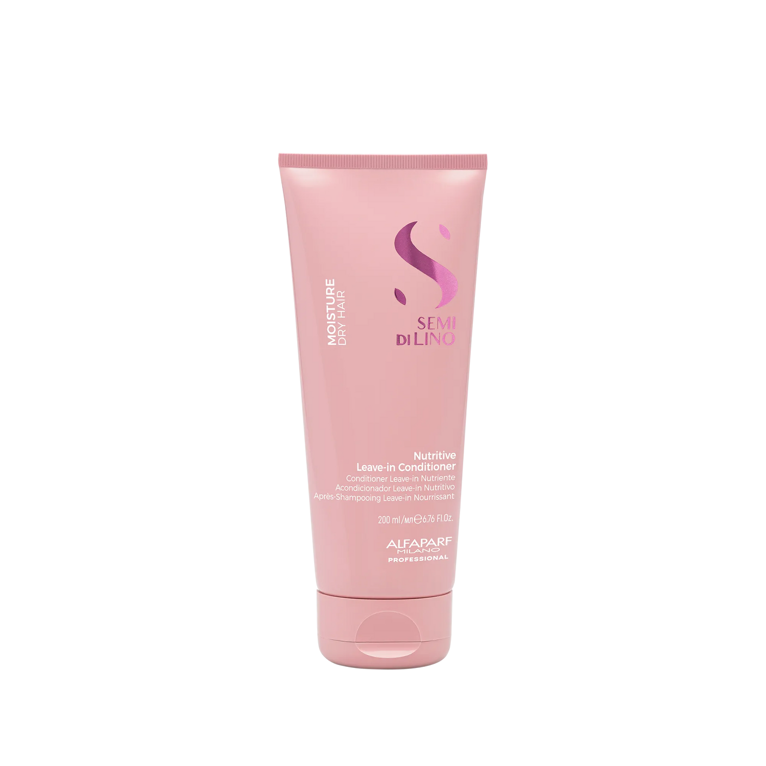 Acondicionador Nutritivo sin Enjuague Semi Di Lino Moisture para Cabello Seco 200 ml