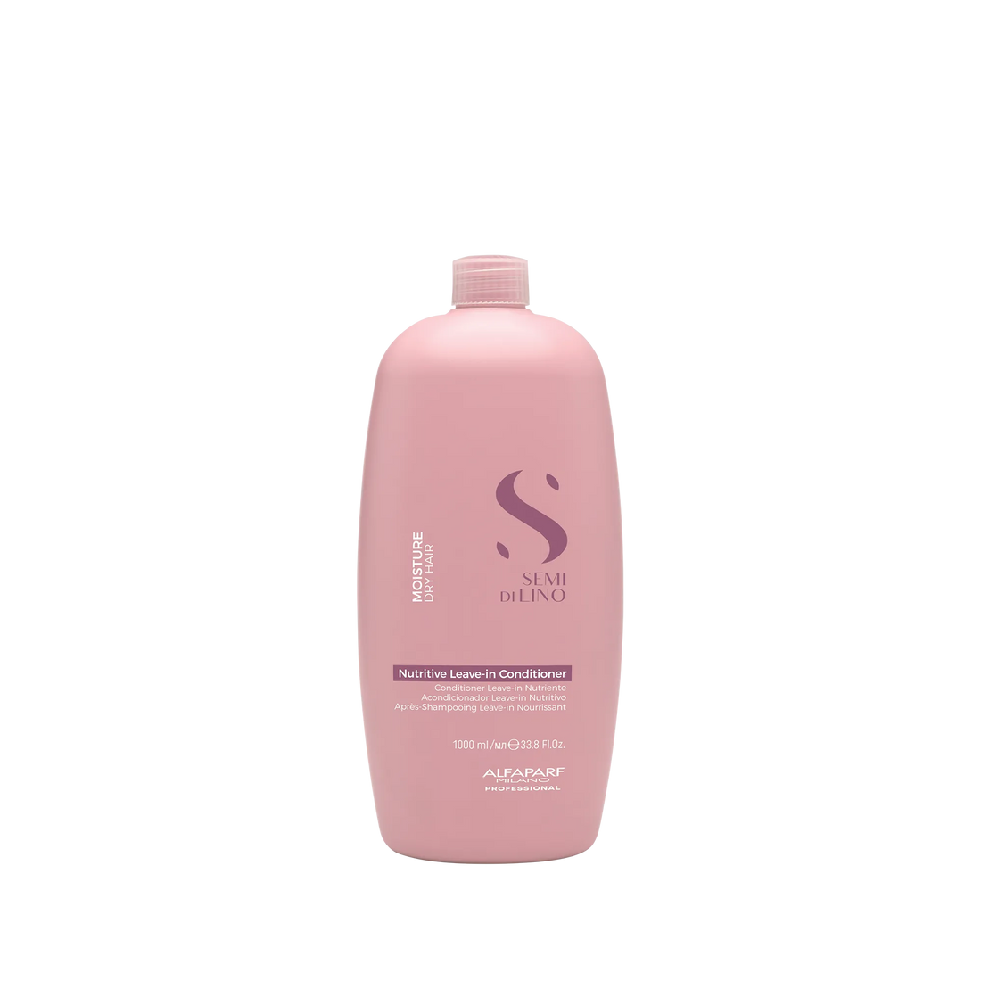 Acondicionador Nutritivo sin Enjuague Semi Di Lino Moisture para Cabello Seco 1000 ml
