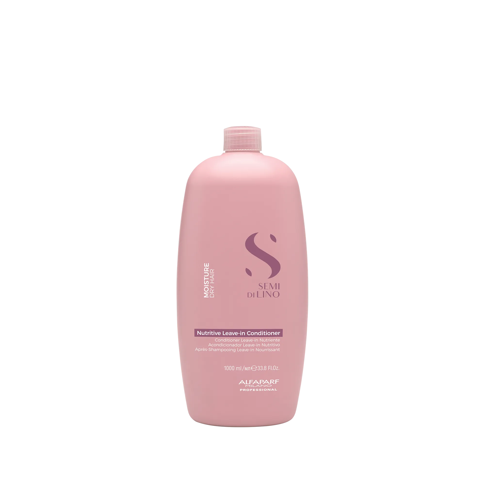 Acondicionador Nutritivo sin Enjuague Semi Di Lino Moisture para Cabello Seco 1000 ml
