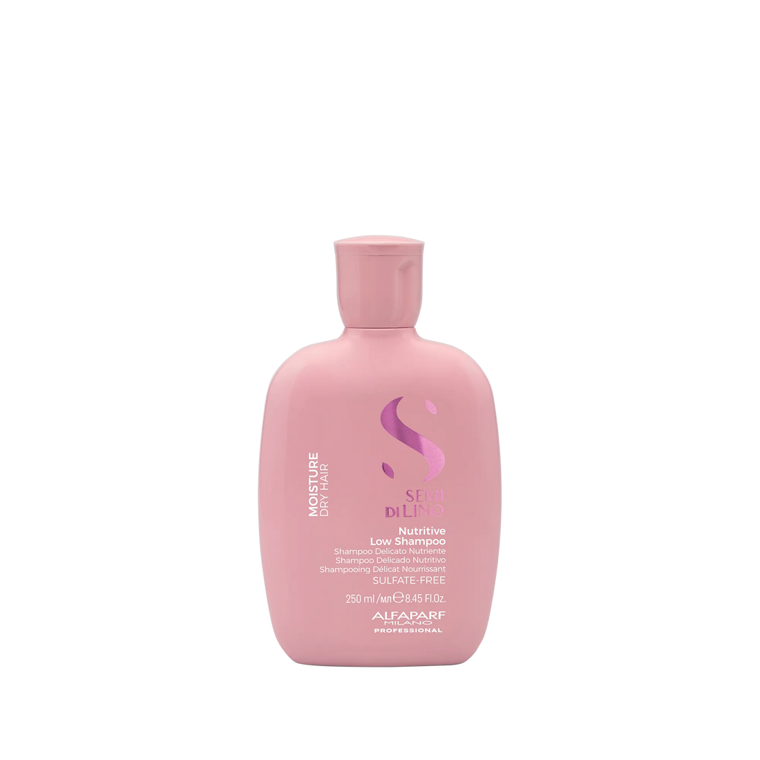 Shampoo Nutritivo sin Sulfatos Semi Di Lino Moisture para Cabello Seco 250 ml