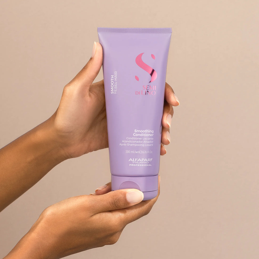 Acondicionador Semi di Lino Smooth Desenredante para Cabello Todo Tipo Rebelde 200 ml