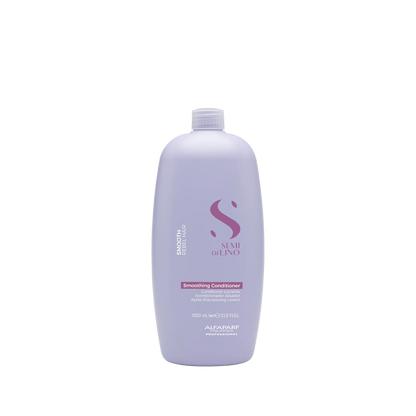 Acondicionador alisante y anti-frizz para cabello rebelde – Suavidad y control sin peso | Semi Di Lino Smooth