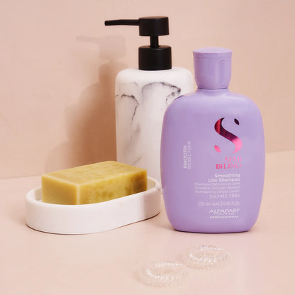 Shampoo Semi di Lino Smooth Desenredante para Cabello Todo Tipo Rebelde 250 ml