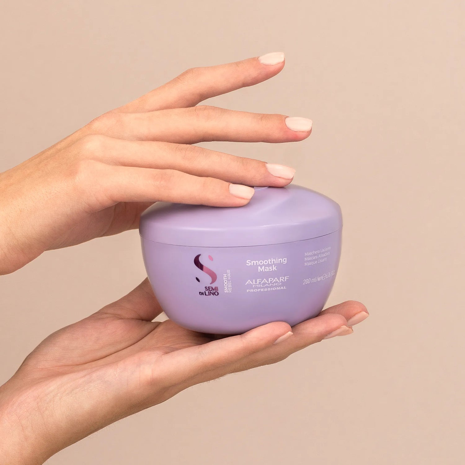 Mascara Semi di Lino Smooth Desenredante para Cabello Todo Tipo  Rebelde 200 ml