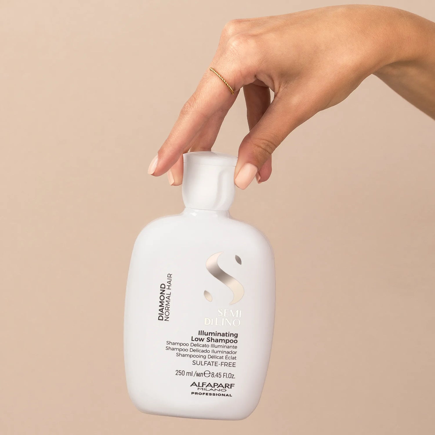 Shampoo Iluminador delicado Semi Di Lino Diamond para Cabello Normal 250 ml