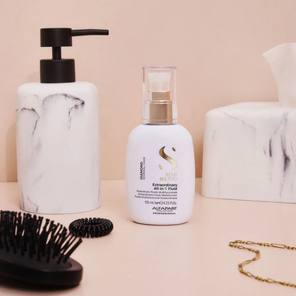 Fluido Todo en 1 Semi Di Lino Diamond para Cabello Normal 125 ml