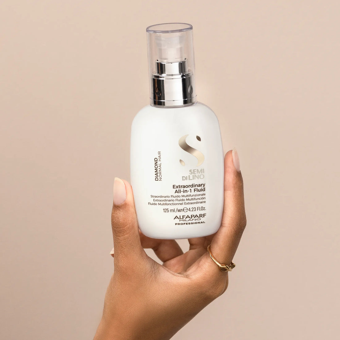 Fluido Todo en 1 Semi Di Lino Diamond para Cabello Normal 125 ml