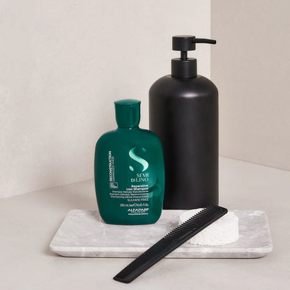 Shampoo Semi Di Lino Reconstruction para Cabello Dañado 250 ml