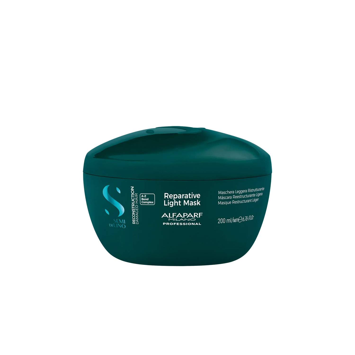 Mascara Semi Di Lino Reconstruction Reparación para Cabello Fino Dañado 200 ml