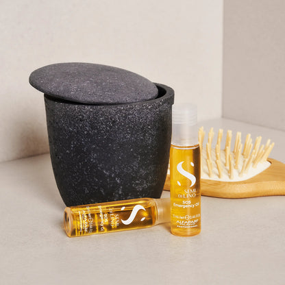 Ampolla Aceite SOS de Emergencia Semi Di Lino Reconstruction para Cabellos Dañados  13 ml