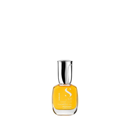 Frasco de aceite capilar ámbar de 15 ml con tapa plateada