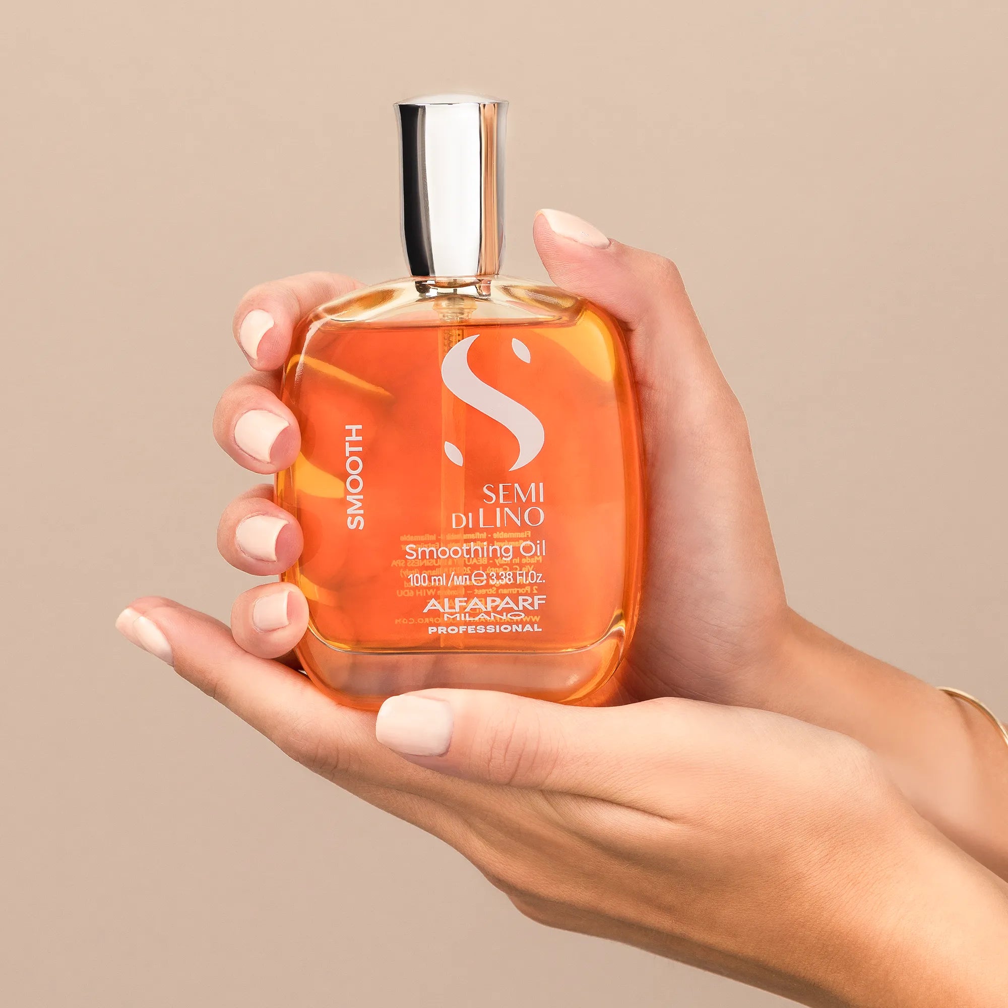 Aceite Semi Di Lino Smooth Suavizante para Cabellos Todo Tipo Rebeldes 100 ml