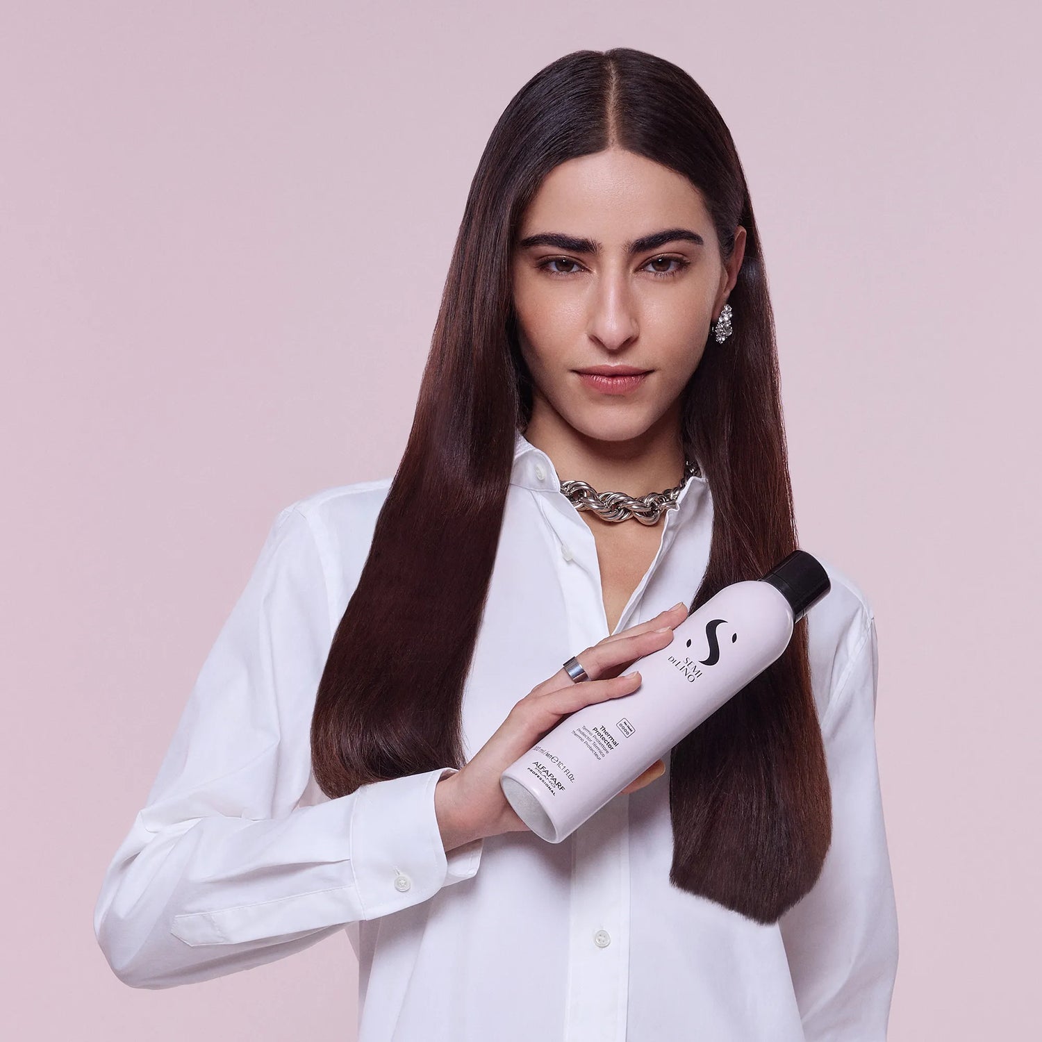 Protector Térmico Semi Di Lino Style &amp; Care para Todo Tipo de Cabello 300 ml