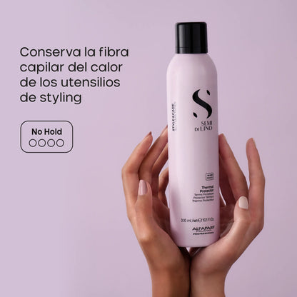 Protector Térmico Semi Di Lino Style &amp; Care para Todo Tipo de Cabello 300 ml