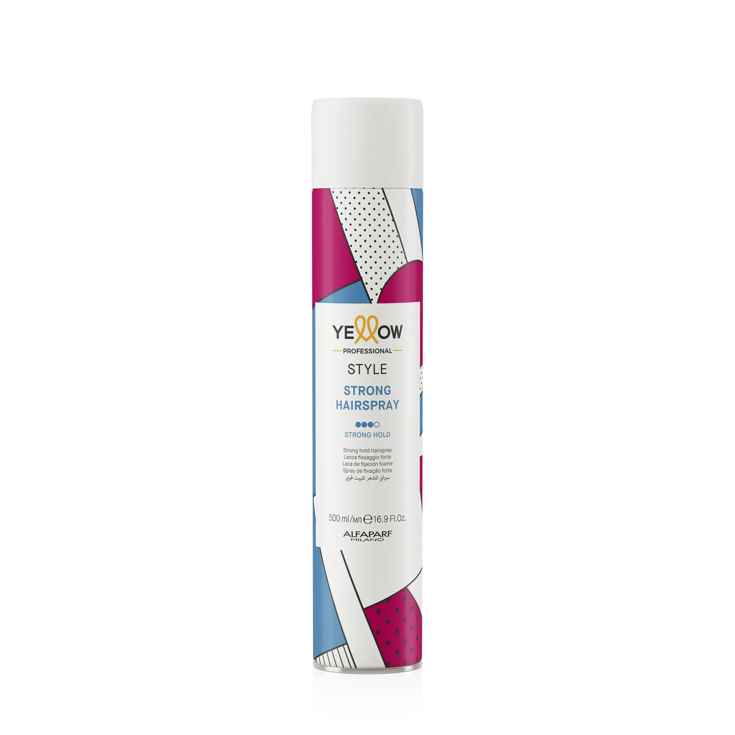 Laca de fijación Fuerte Yellow Style para todo tipo de cabello 500 ml