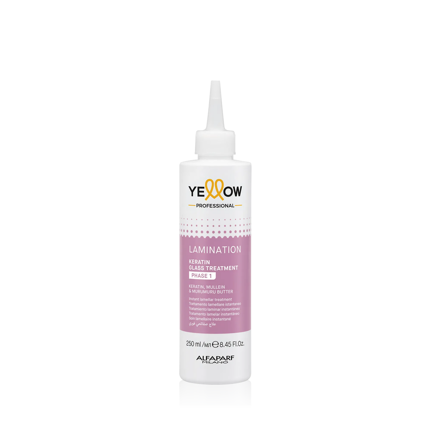 Tratamiento de laminación instantáneo Yellow Lamination para todo tipo de cabello 250 ml