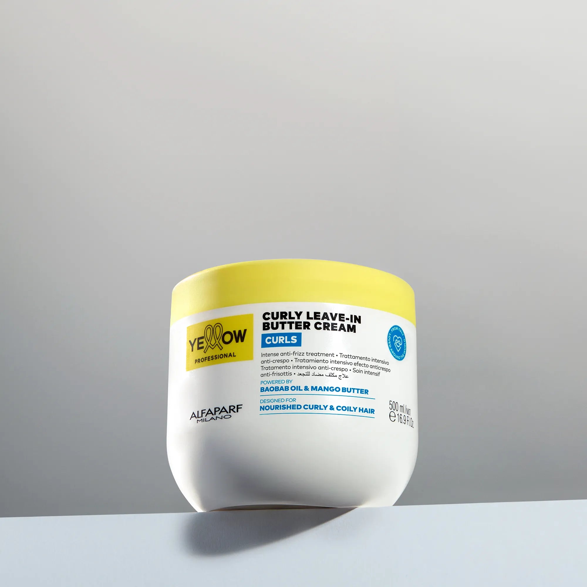 Tratamiento Intensivo Efecto Antiencrespamiento Yellow Curls para cabello ondulado, rizado 300 ml