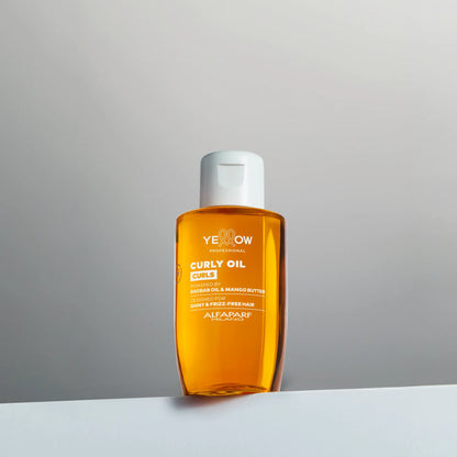 Aceite Hidratante efecto anti Frizz Yellow Curls para cabello ondulado, rizado 100 ml