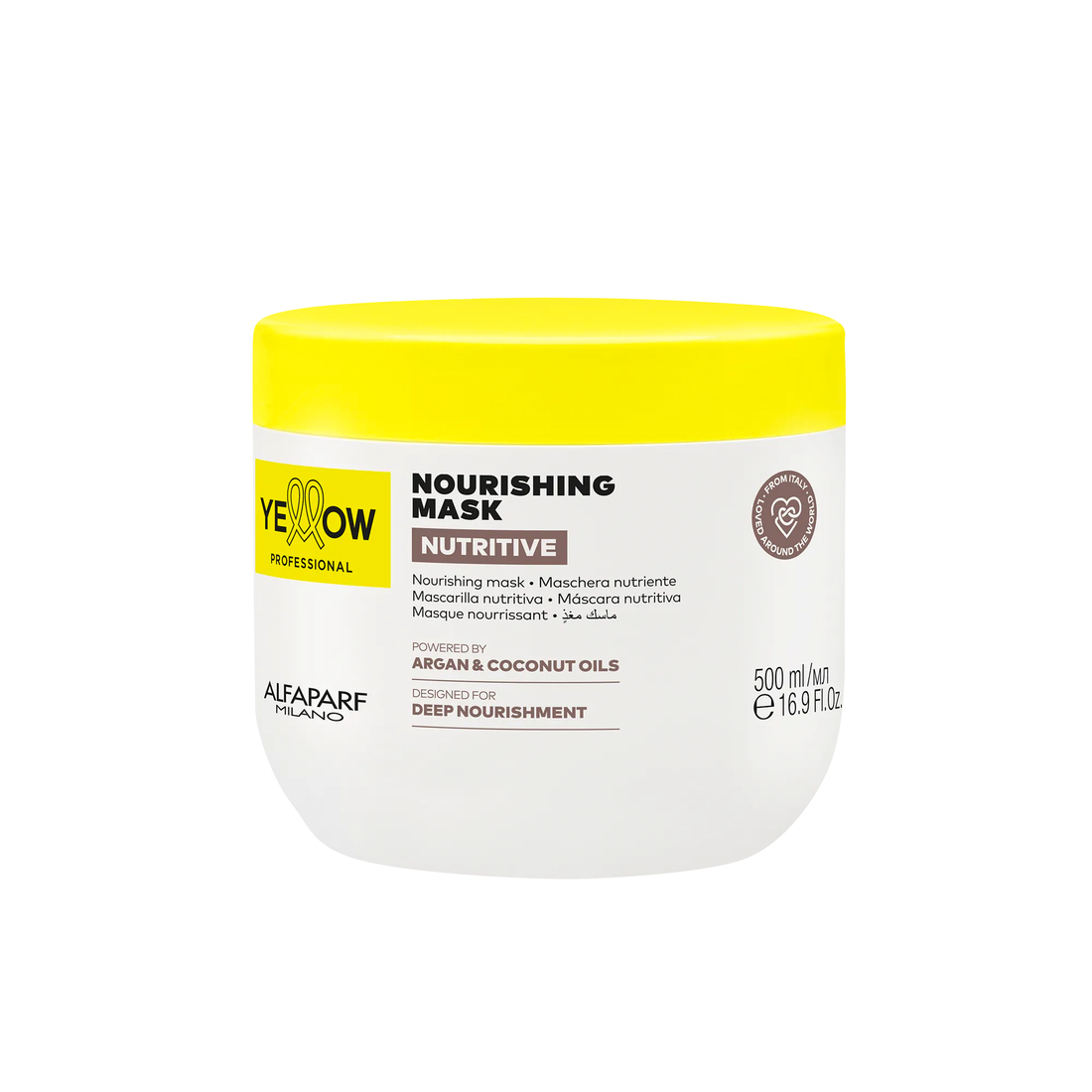 Mascara Yellow Nutritive para cabello seco 500 ml