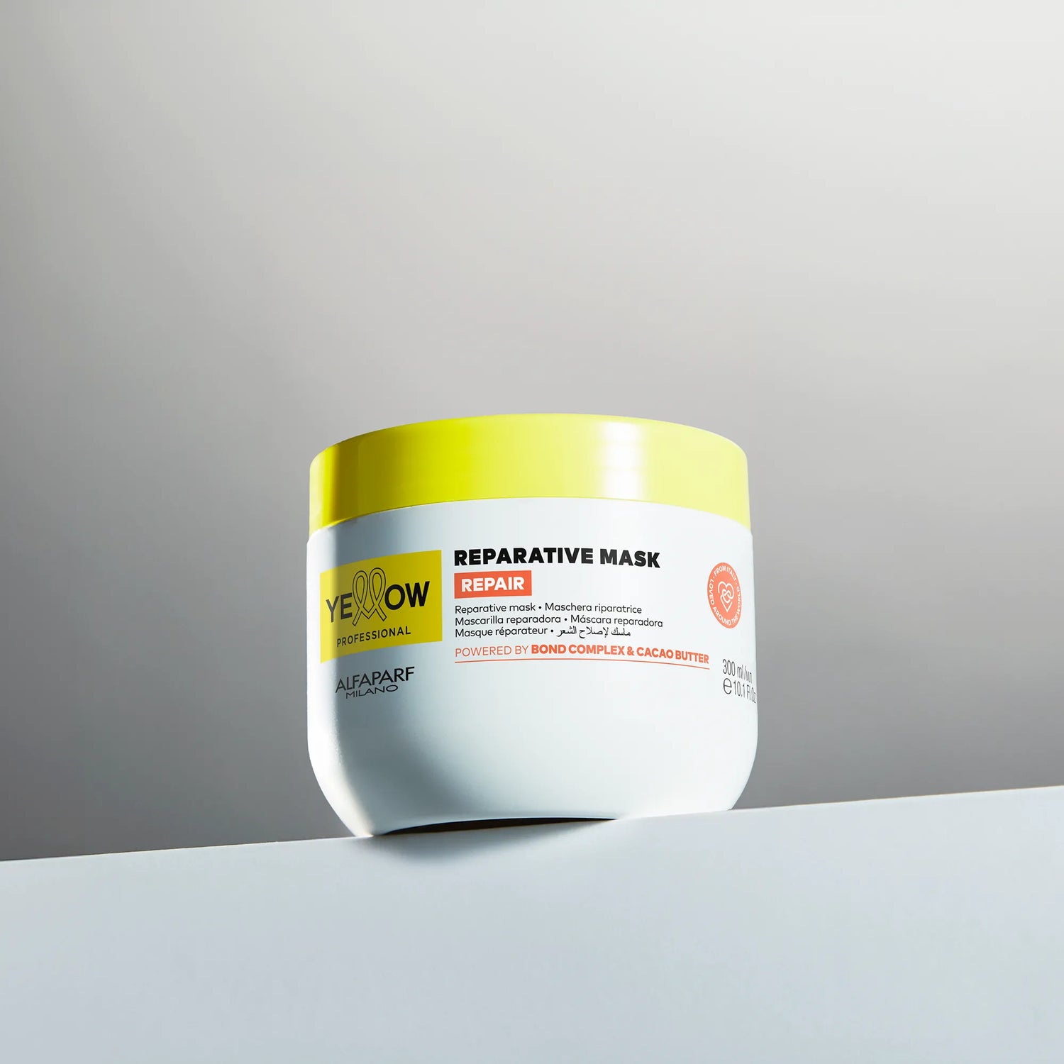 Mascara Reparadora Yellow Repair para cabello dañado 500 ml