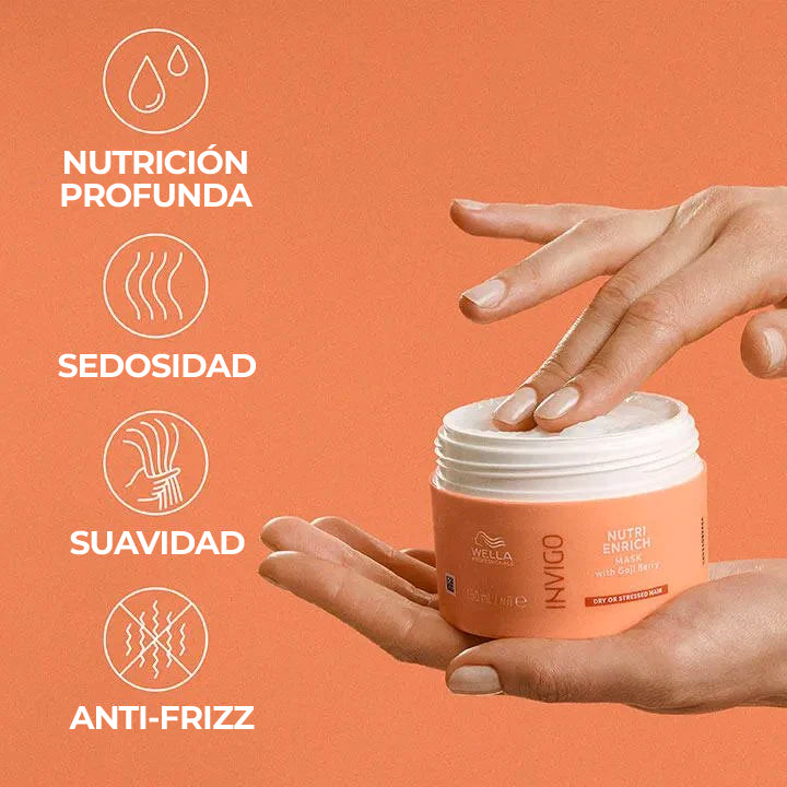 Mascara Invigo Nutri Enrich para cabello seco o dañado 150 ml