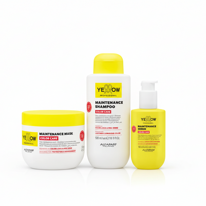 Pack True Colors Yellow Color Care - Shampoo, Máscara y Serum