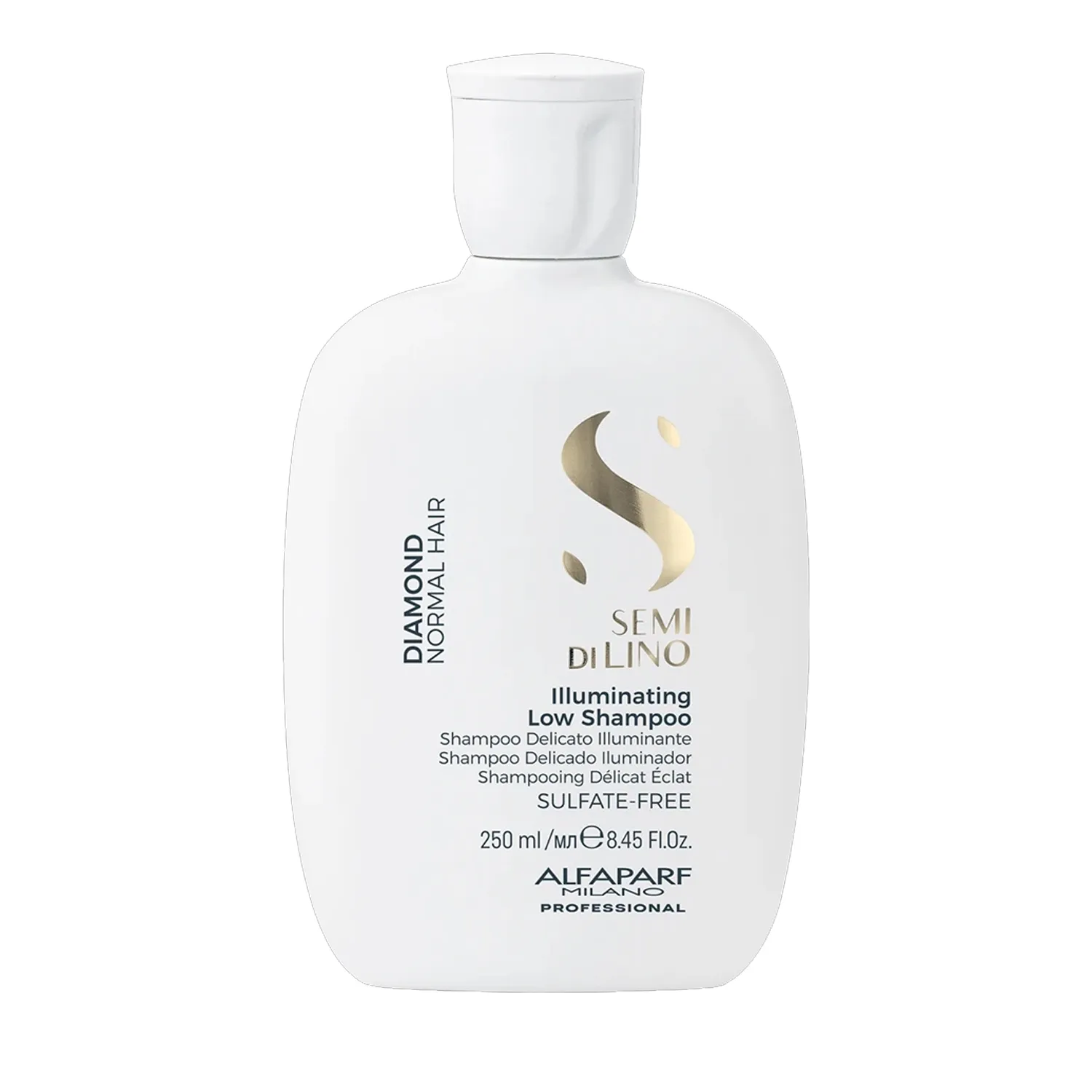 Shampoo Iluminador delicado Semi Di Lino Diamond para Cabello Normal 250 ml